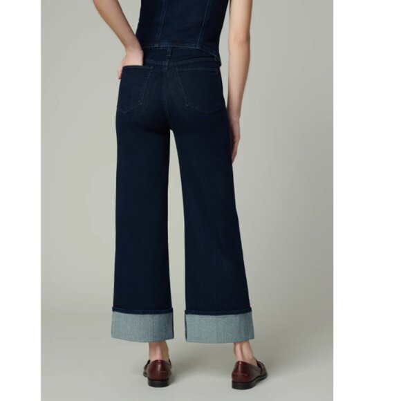 NEW JOE'S The Trixie Denim women Trousers With Wide Cuffs in medium wash 825 7t3 - Picture 7 of 11